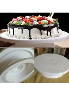 Spaceshoop Plastic Cake Turntable for Cake Decorating and Torts Diameter 34cm Multicolor  - Image 2