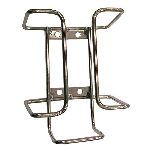 Intrepid International Stainless Steel Salt Block Holder - Salt Block for Deer, Mounting Block Horse, Salt Lick for Horses, Feed Block Elevator, Durable Metal Barn and Livestock Accessory - Image 1