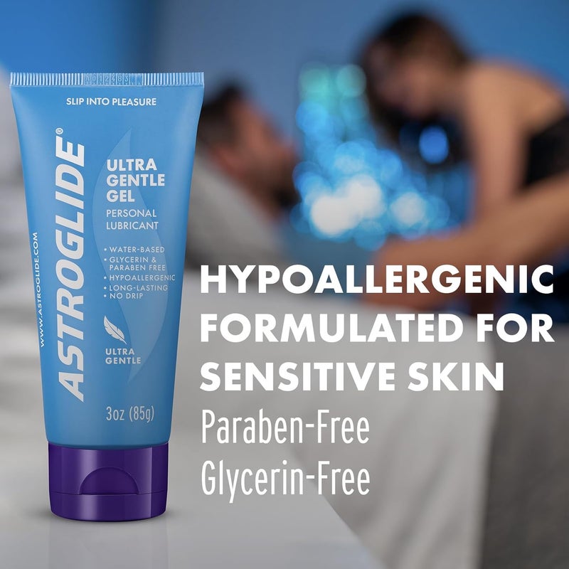 ASTROGLIDE Sensitive Skin Ultra Gentle Gel, 3 Ounce - Image 1
