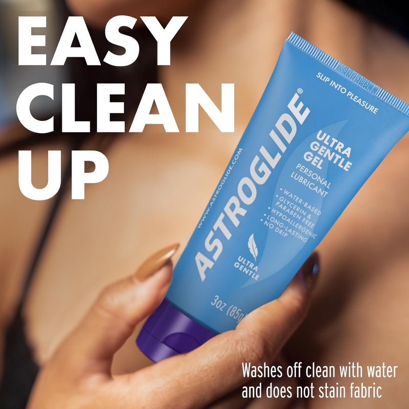 ASTROGLIDE Sensitive Skin Ultra Gentle Gel, 3 Ounce - Image 3