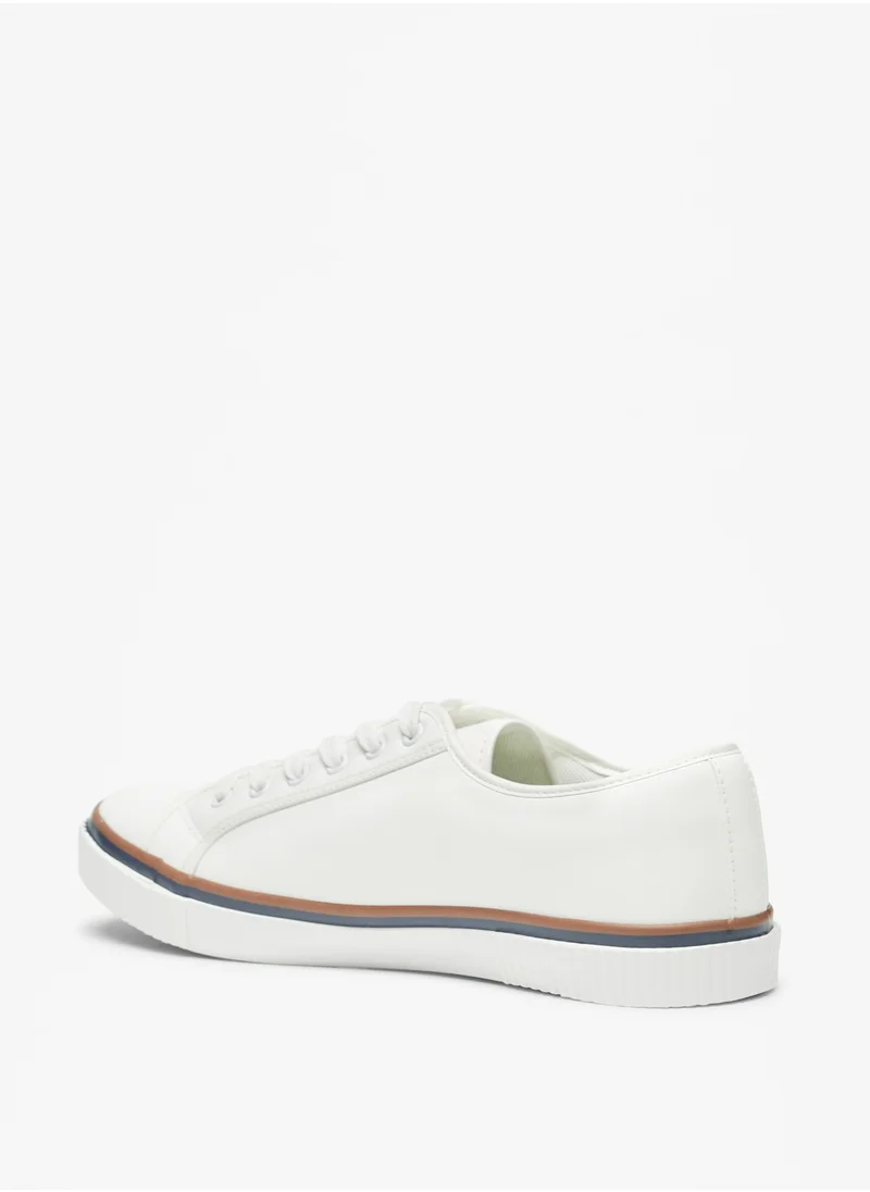 LBL by Shoexpress Men Solid Lace-Up Sneakers