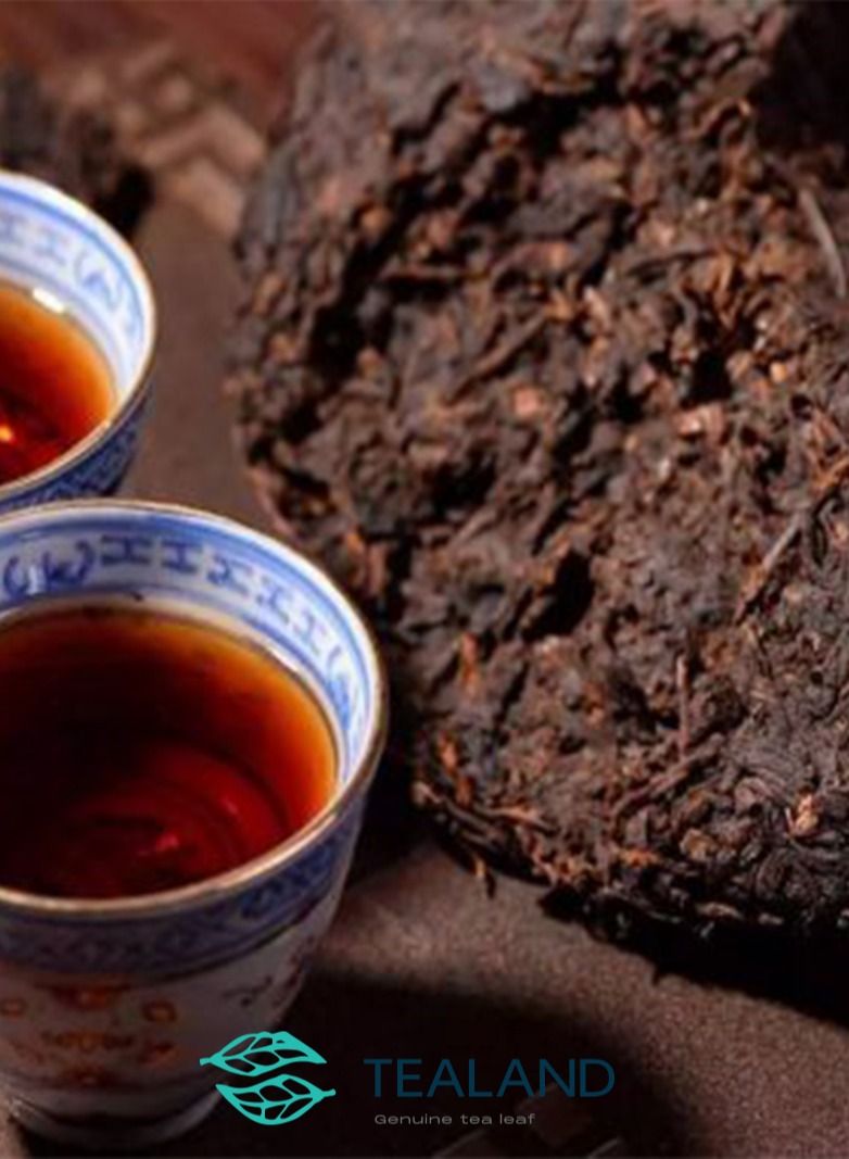 تيلاند عضوي أروماتك دارك شنغ بوير قوي Malty فضفاض أوراق منعش أوراق الشاي فضفاضة - Image 5