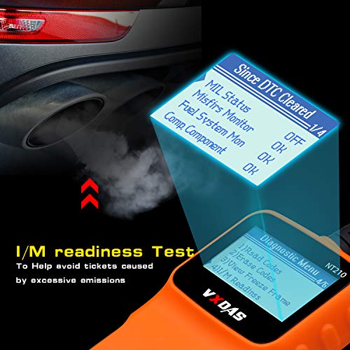 VXDAS OBD2 Scanner, OBD2 Reader, OBD II Scanner, Fix Car Diagnostic Tool, Code Reader for Cars and Trucks, Classic Enhanced Universal Engine Fault Car Diagnostic Scan Tool of All CAN Fault Car After 1996 - Image 4