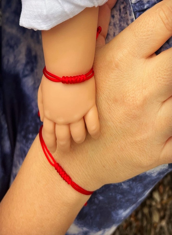 PHITECUS Red Bracelet protection for Newborn/Baby Girl/Baby boy/Girl and boy/Mommy and Me/family and Me. Amulet for Children. String for Good Luck and The Evil Eye. (Mommy and Me) - Image 4