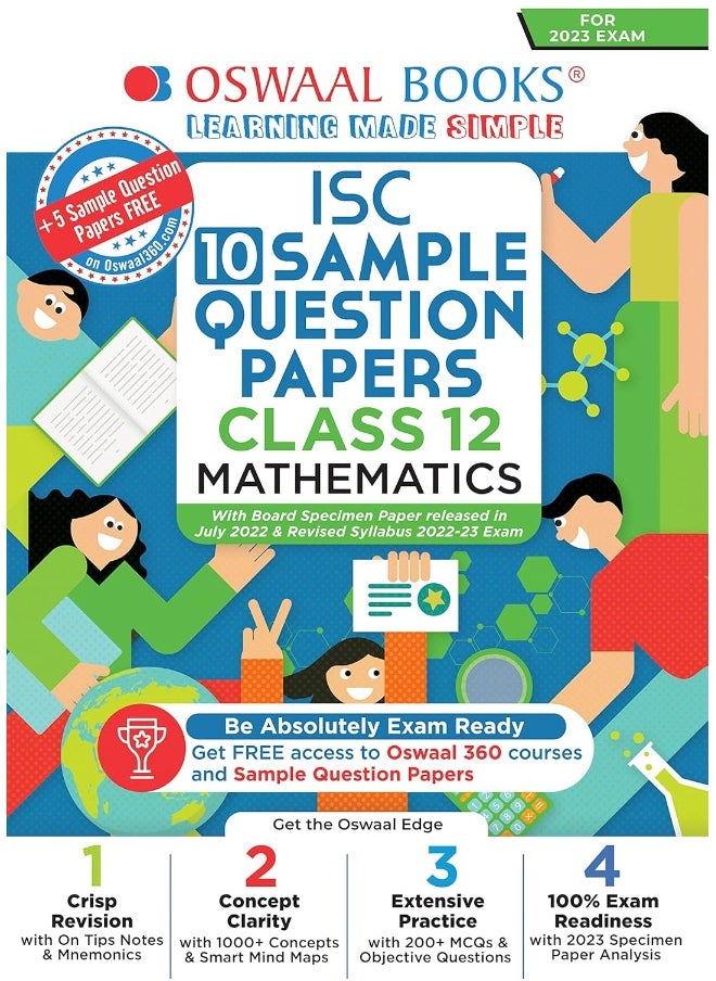 Oswaal ISC Sample Question Papers Class-12 Mathematics (For 2023 Exam)  - Image 1