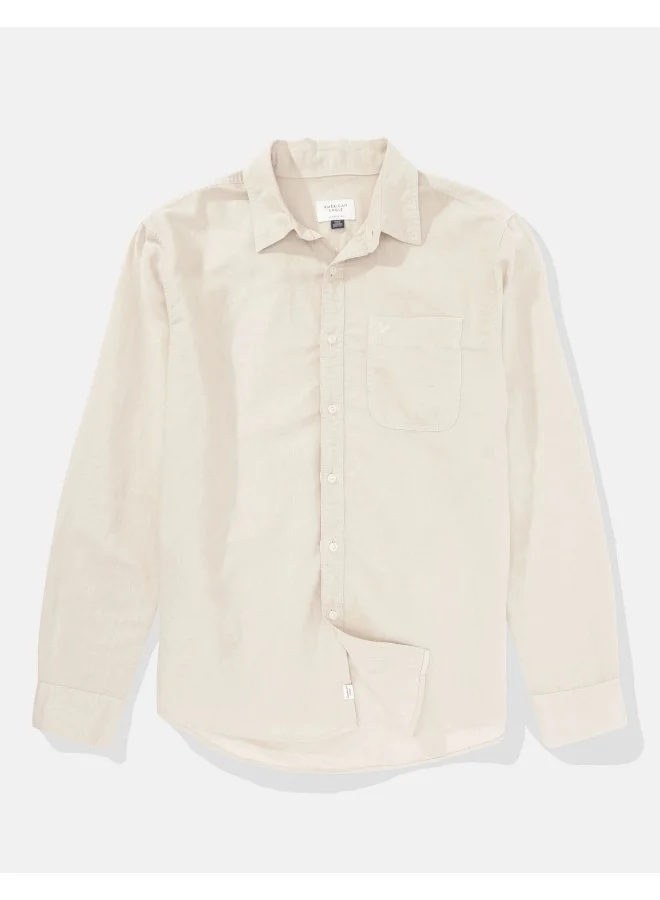 American Eagle Essential Button-Up Regular Fit Shirt