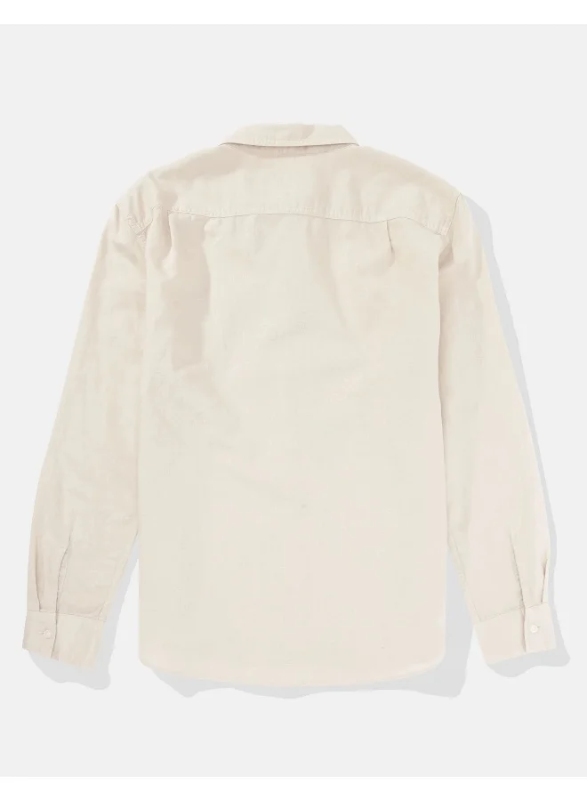 American Eagle Essential Button-Up Regular Fit Shirt