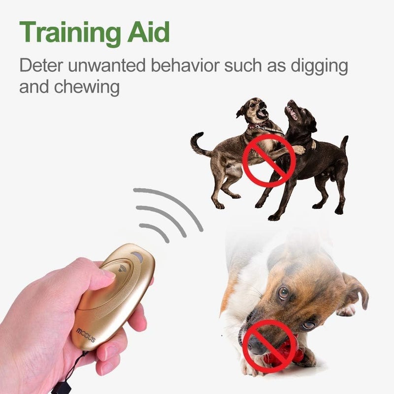 MODUS Ultrasonic Dog Barking Deterrent, 2-in-1 Dog Training and Bark Control Device, Anti-Barking Device,Stops Unwanted Actions: Barking, Leaping, Hostility.Indoor & Outdoor - Image 3