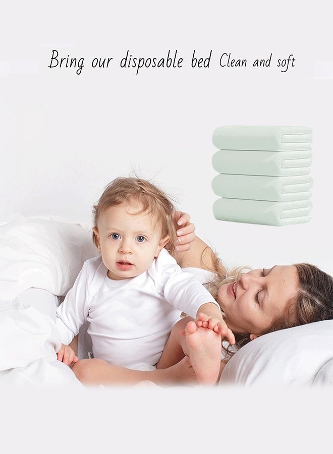 Sweet Life Disposable Sheets for Travel, Portable Travel Essentials Include Sheets Quilt Covers and 2 Pillowcases Fit for Hotel Travel Home Use. Universal Size Disposable Bed Sheets for Hotel - Image 2