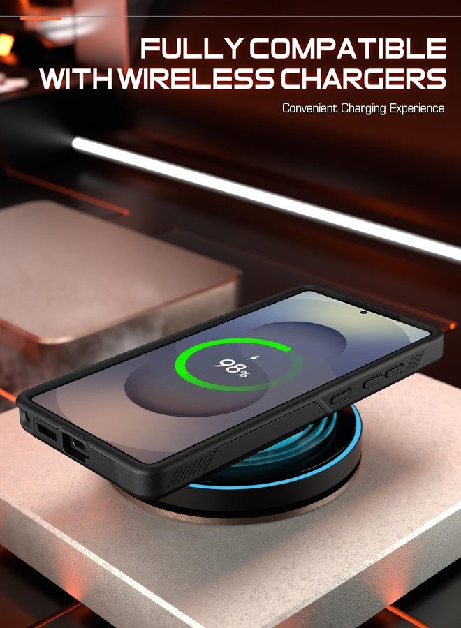 Poetic Neon Case for Samsung Galaxy S25 Ultra 5G, Dual Layer Heavy Duty Rugged Lightweight Slim Shockproof Protective Cover Phone Case, Black - Image 5