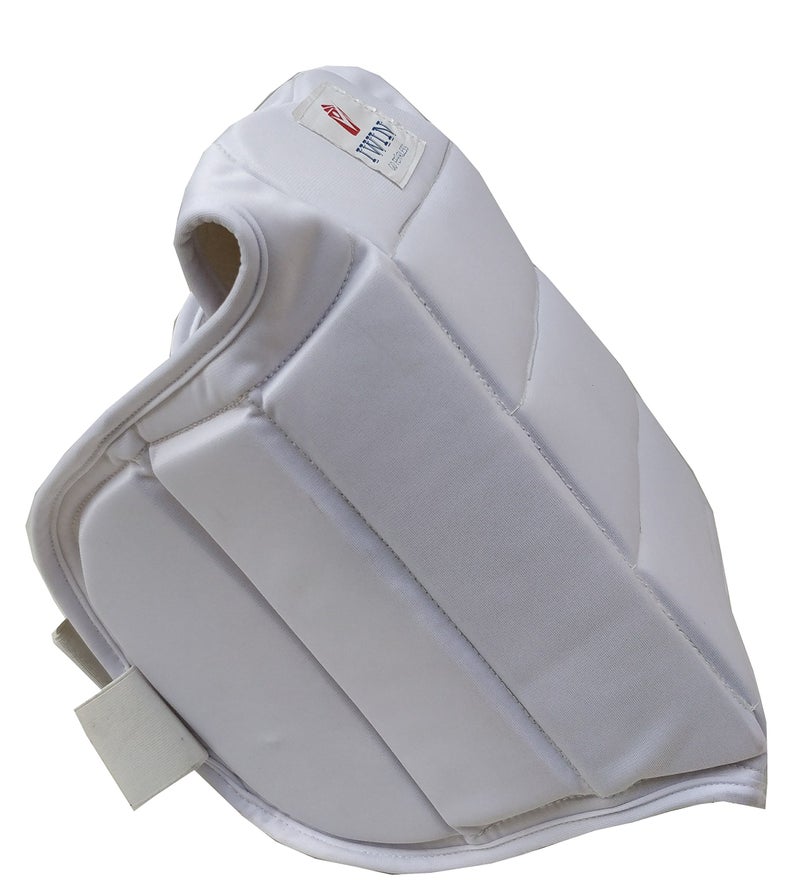 IWIN Chestguardwt PU Karate Chest Guard (White) - Image 2
