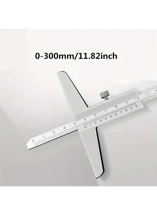 Depth Gauge 0 300mm Industrial Precision Measuring Tool for Mechanics Durable - Image 1