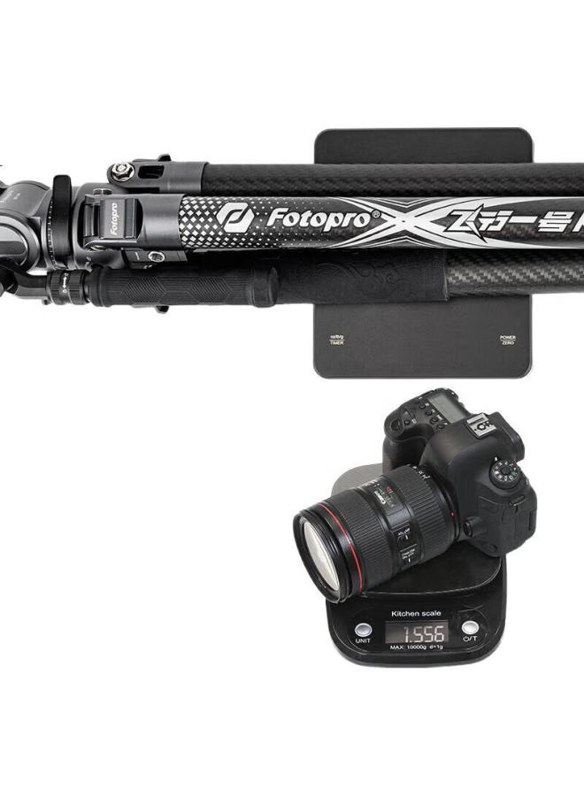 Fotopro Flight One Max Video Carbon Fiber Lever-Release Design, Large Diameter Camera Mirrorless Photography And Videography, Hydraulic Head, Professional Camera Tripod, Original Carbon Gray - Image 3