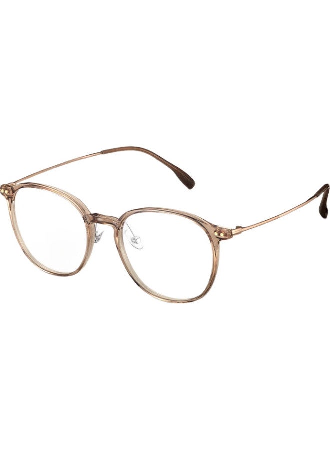 LOHO Cold Tea Glasses Ultra-Light Myopia Women Professional Can Be Equipped With Degree Bare-Faced Blue Light Protection Zeiss Lenses Eyeglasses Frames - Image 2