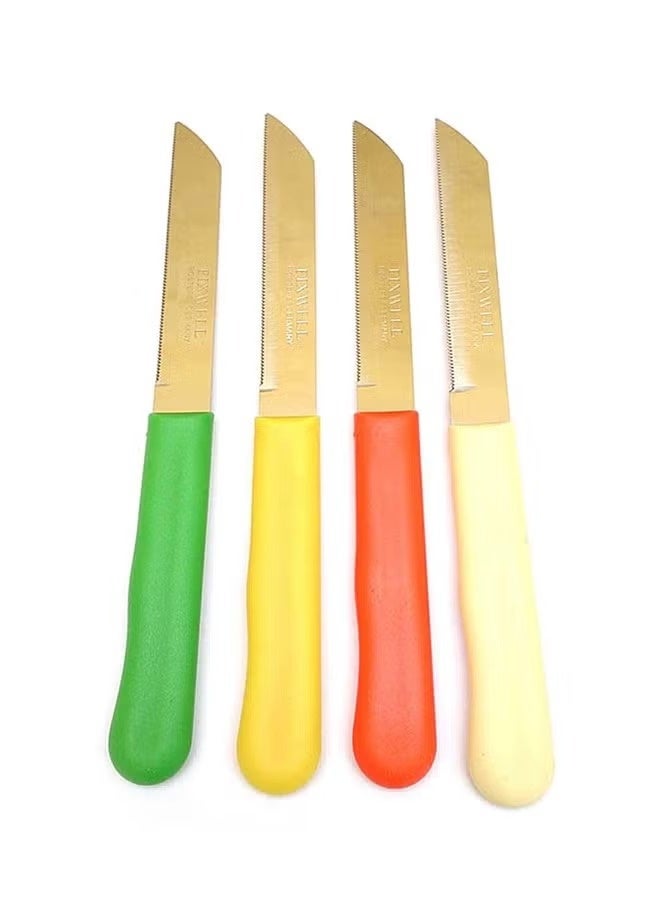 12-Piece German  Fruit Knife Set Multicolour 18cm - Image 3
