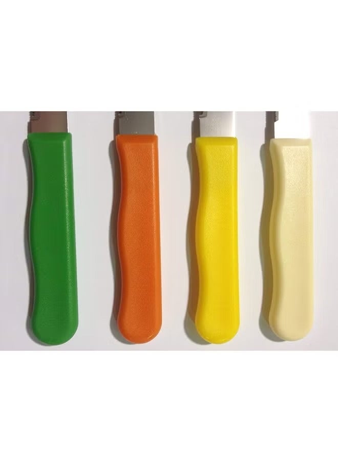 12-Piece German  Fruit Knife Set Multicolour 18cm - Image 2