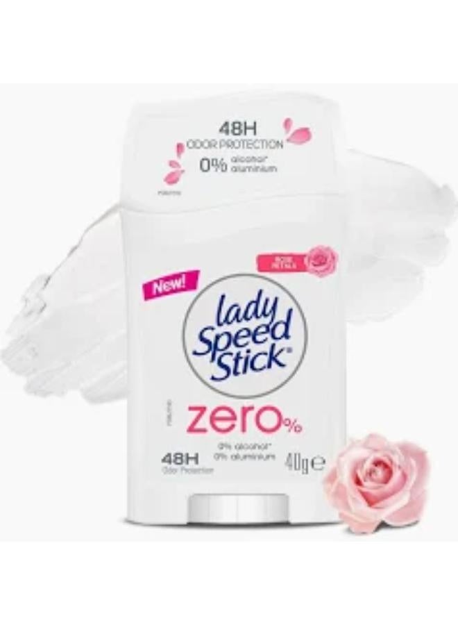 Lady Speed Stick Zero Antiperspirant Rose Petals40