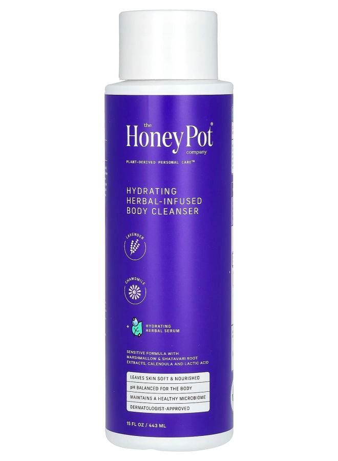 the Honey Pot company Hydrating Herbal-Infused Body Cleanser Lavender & Chamomile 15 fl oz (443 ml)