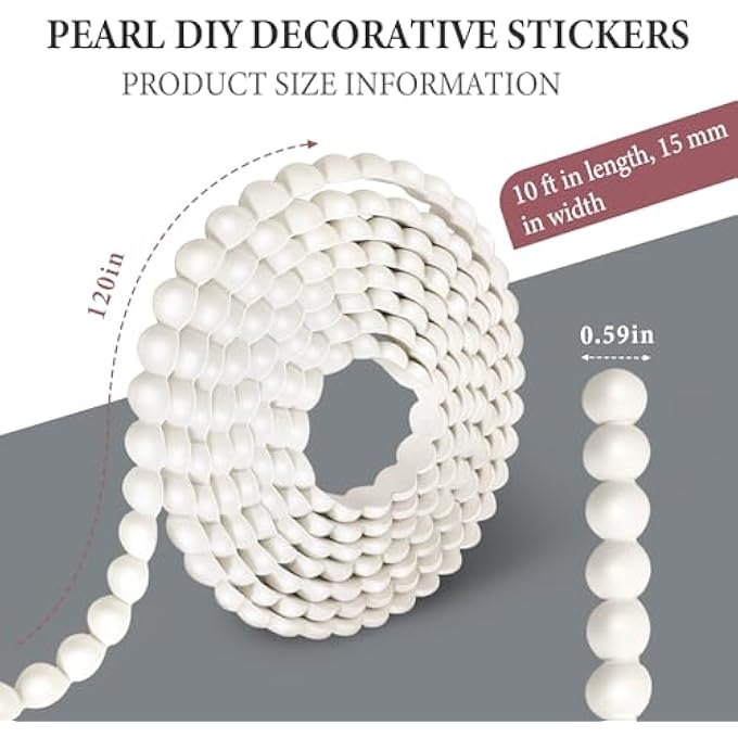 10FT FLEXIBLE MOLDING TRIM PEEL AND STICK FOR WALLS DECORATIVE,DIY WALL TRIMS CAULK STRIP FOR TILE WOOD WALL PANELS PICTURE MIRROR WINDOW FRAME CABINET EDGE, HOME DECOR PROTECTION - Image 3