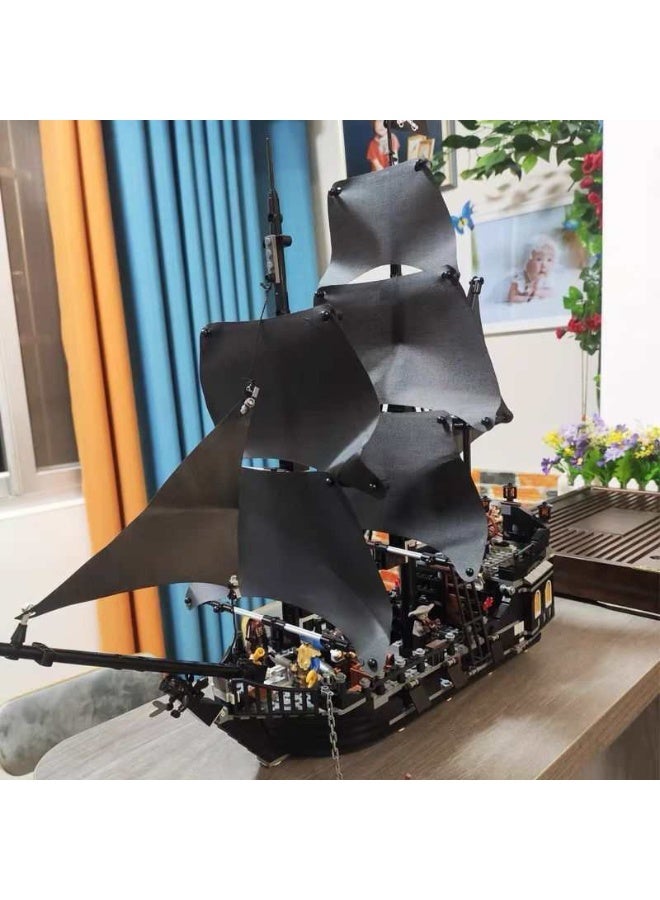 Perfect version Black Pearl ship movie, Caribbean Pirates, building model, puzzle assembly, toy for boys and girls, Christmas gift - Image 4