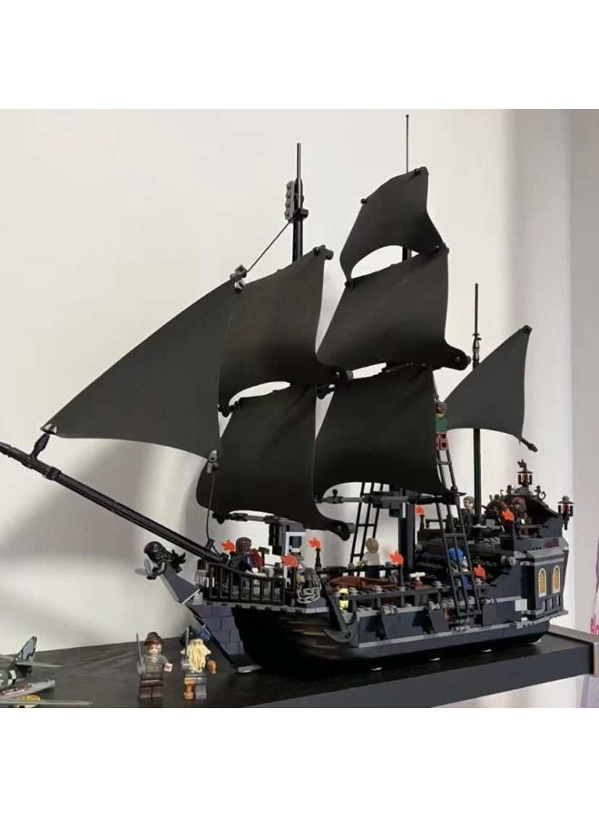 Perfect version Black Pearl ship movie, Caribbean Pirates, building model, puzzle assembly, toy for boys and girls, Christmas gift - Image 5