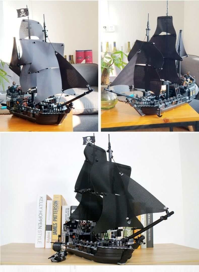 Perfect version Black Pearl ship movie, Caribbean Pirates, building model, puzzle assembly, toy for boys and girls, Christmas gift - Image 2