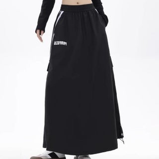 Autumn Skirt Womens American-style High Street Dopamine Wear Side Stripe Split Loose Sports Tooling High Street Fashion Black - pzsku/Z66CB73919AD862FA96ADZ/45/1750432601/9f7c35fd-5b4e-4b30-951b-2d27fd67ecce