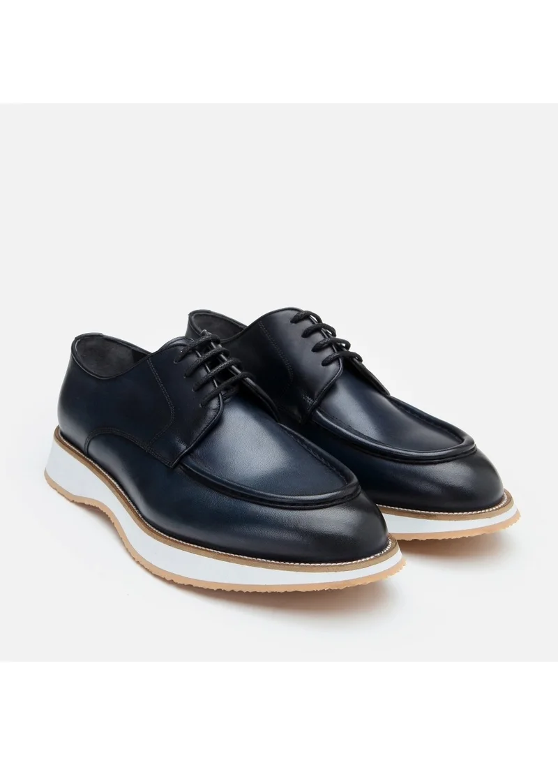 Master'S Masters 02AYH296020A680 GENUINE Leather Navy Blue Men's Casual Shoes