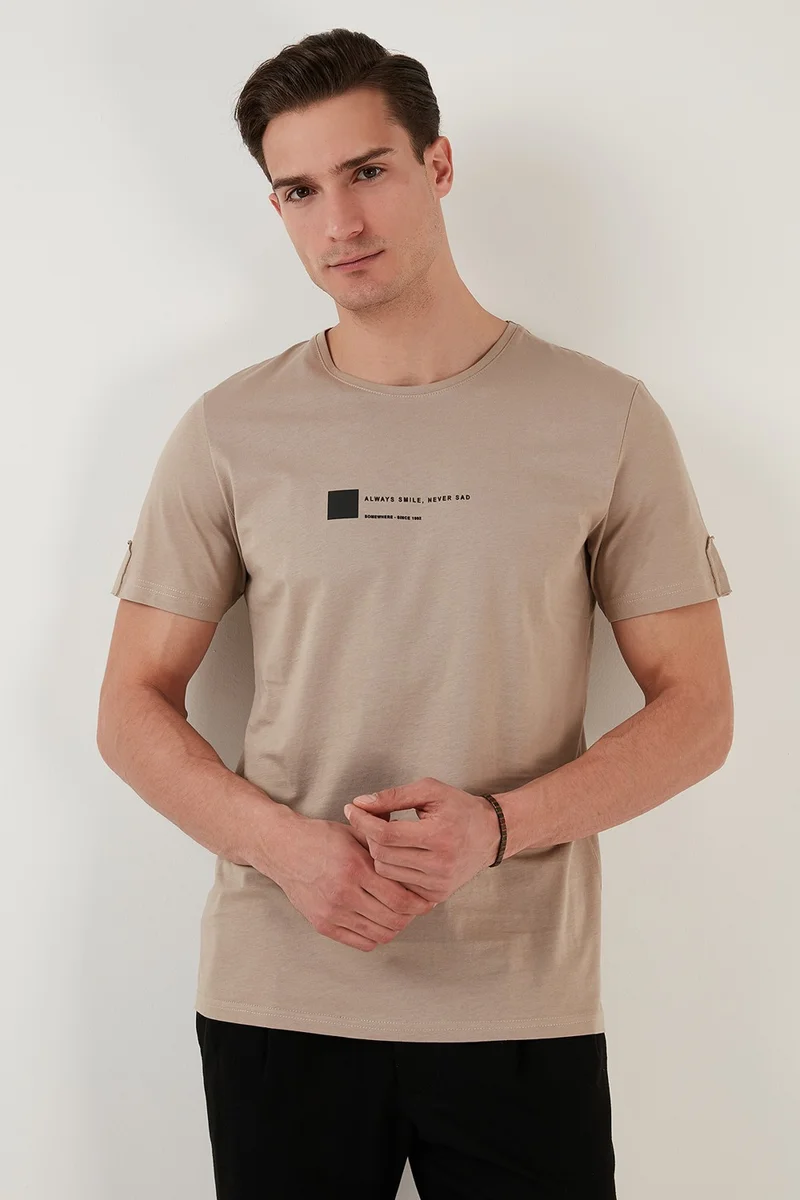 Buratti Cotton Regular Fit Crew Neck T Shirt Men's T Shirt 5902622