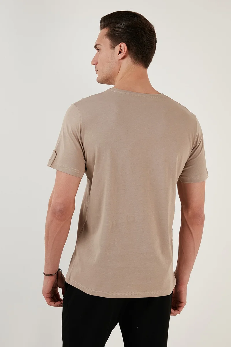 Buratti Cotton Regular Fit Crew Neck T Shirt Men's T Shirt 5902622