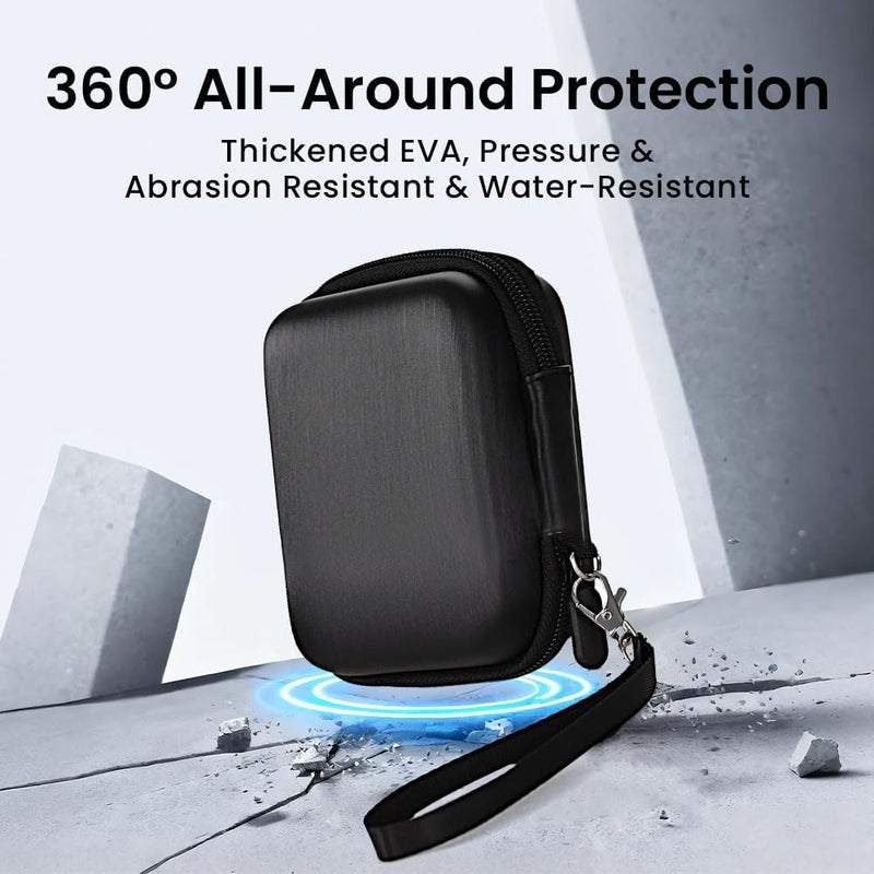 Vertus ® Camera Case for Kodak Pixpro fz45-55, Canon IXUS & PowerShot ELPH Series, Panasonic LX/FX, Nikon S Series, Sony Cyber-Shot DSC Series, W/T Series, VAHOIALD Digital Camera, Nsoela Kids (Black) - Image 4