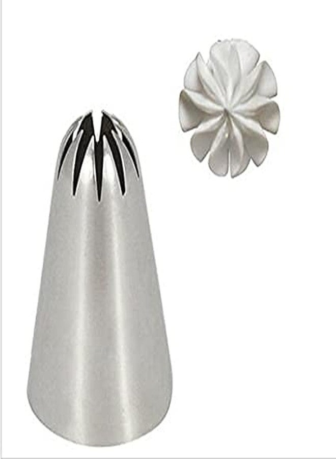 MASTER ROYAL BACKNCOOK TOOLS أدوات الطهي الملكية ماستر 7093 فوهة للكعك والمعجنات من الفولاذ المقاوم للصدأ، فوهة زهور سريعة للتزيين - Image 1
