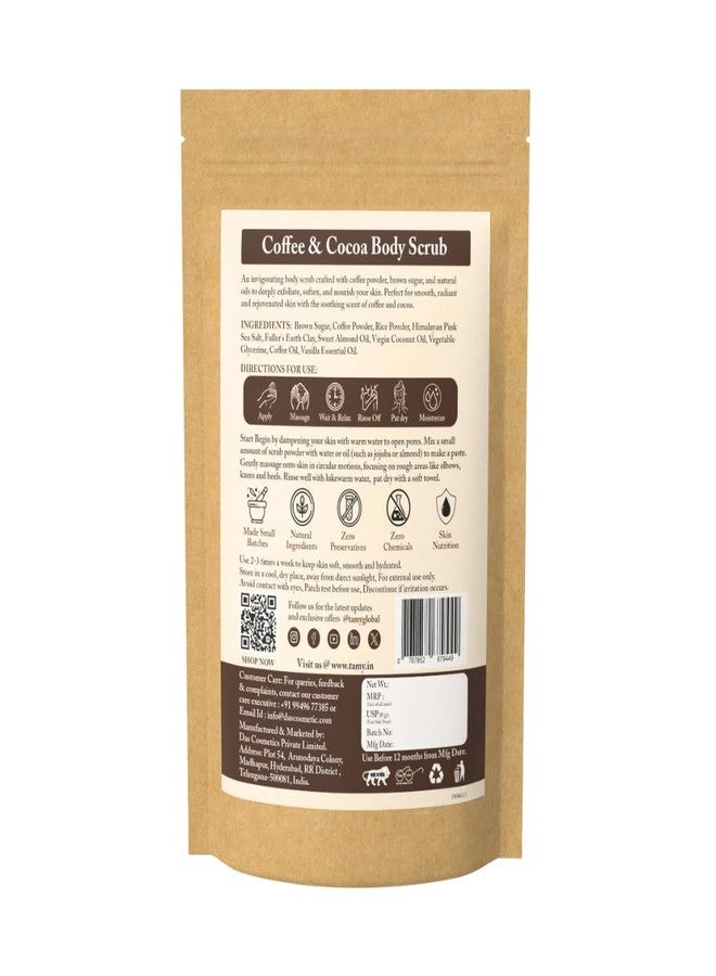 TAMY Coffee & Chocolate Body Scrub Exfoliating & Nourishing Formula for Smooth - 400g - Image 3