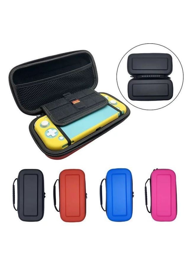 Suitable For Nintendo Switch Game Protection Bag Protection Data Line Typec Storage Bag Set Crystal Case-Model:Thickened Bag Black + Crystal Shell + Toughened Film 2 Pieces + Handle TPU Black 1 Red And Blue + Bracket + Line + Four-card Box Black + Rocker Cap Black 2 Red And Blue 1 Each  - Image 4