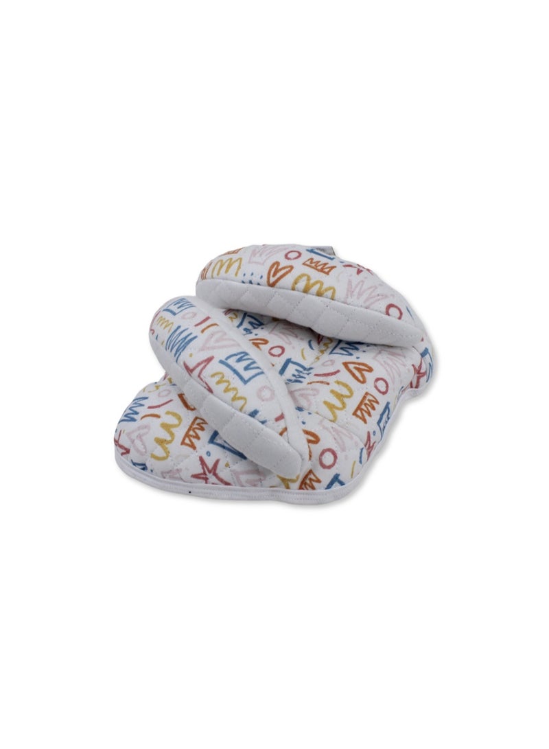 Petit bebe Cotton Baby Head Support Pillow – Royalty Design - Image 2