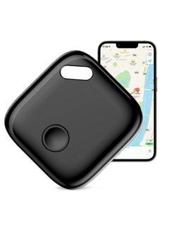 Halamine Smart Tracker Item Finder for Apple Find My (iOS Only), Super MINI Size Key Finder Item Locator for Luggage,Wallet,Bicycle and More, IPX6 Waterproof Works Like Apple Airtag，Black  - Image 2
