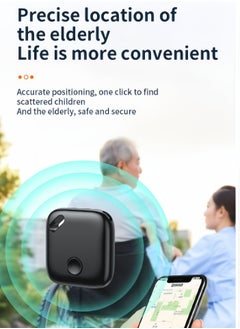 Halamine Smart Tracker Item Finder for Apple Find My (iOS Only), Super MINI Size Key Finder Item Locator for Luggage,Wallet,Bicycle and More, IPX6 Waterproof Works Like Apple Airtag，Black  - Image 4