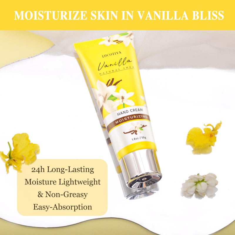 LUCOTIYA Gifts for Women, Birthday Gifts for Women, Bath and Body Gifts Set, Vanilla Spa Gift for Self Care,Thank you Relaxing Bath Sets for Mom, Girlfriend, Sister, Female Friends, Coworker - Image 4