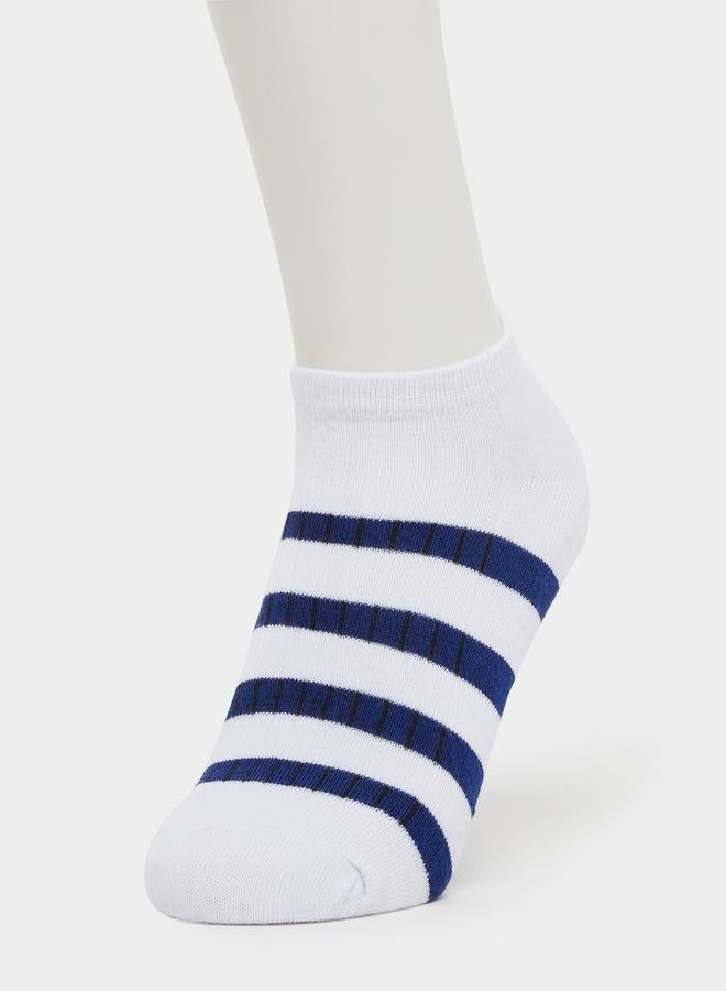 Set of 5 - Striped Ankle Socks - Image 2