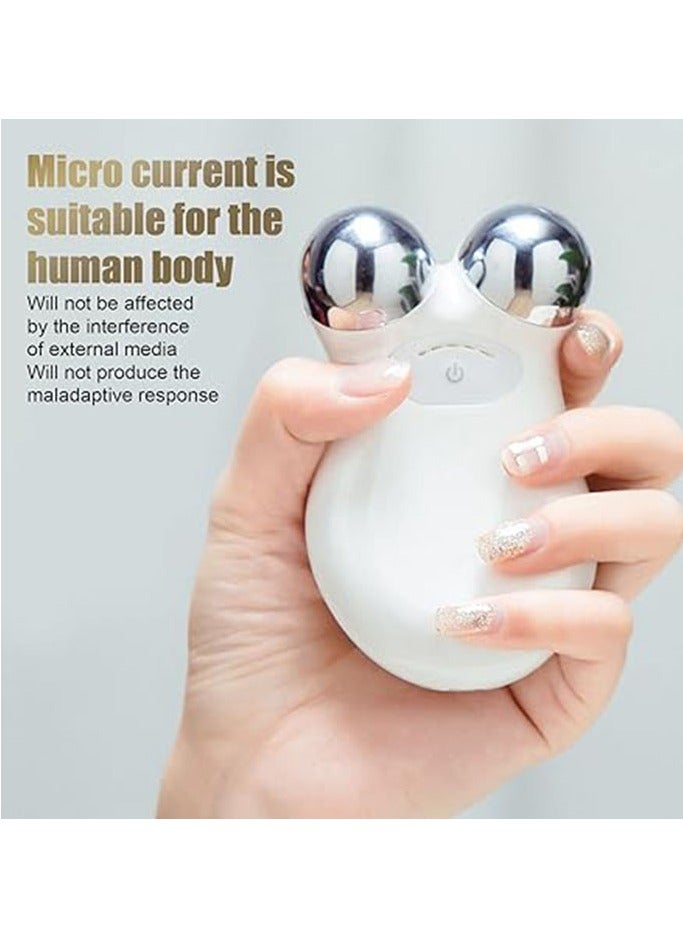 Arabest Microcurrent Face Roller, Microcurrent Skin Massager, 3-Speed Face Tightening and Firming Facial Lifting, Slimming Beauty Machine - Image 2