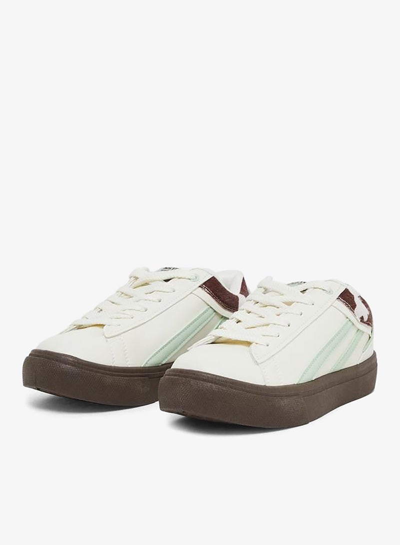 Styli Active Contrast Sole Lace Up Sneakers - Image 2