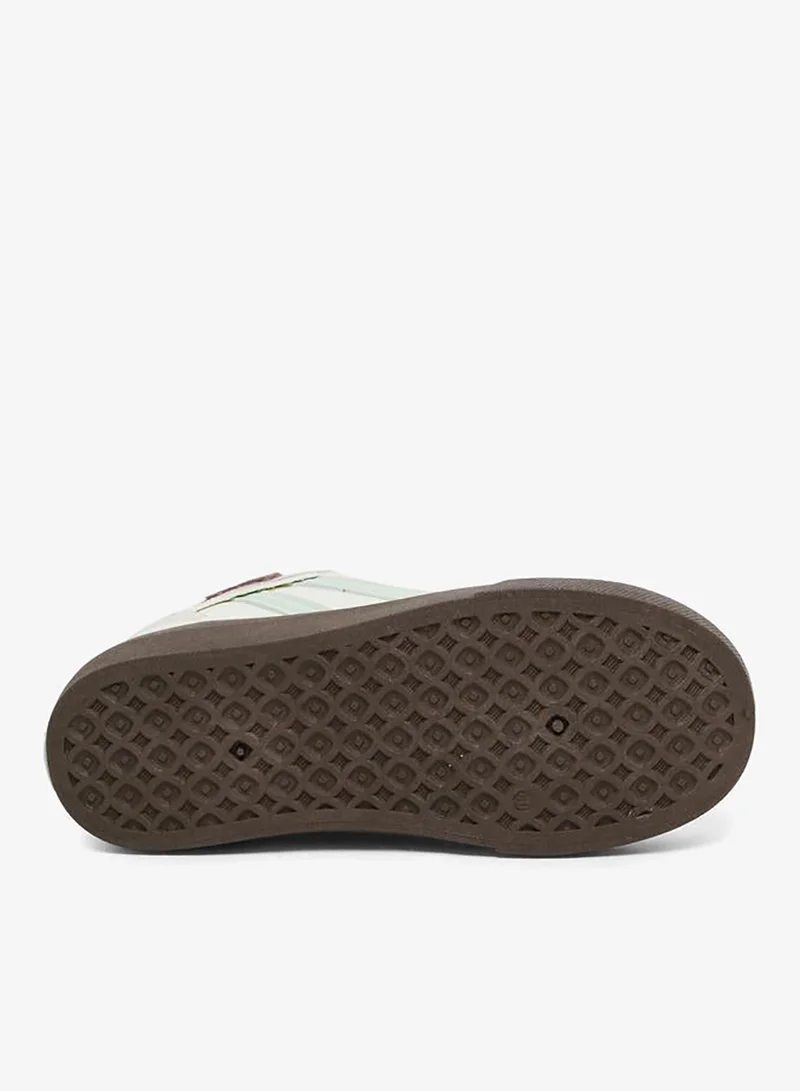 Styli Active  Contrast Sole Lace Up Sneakers for Women | Best Price UAE