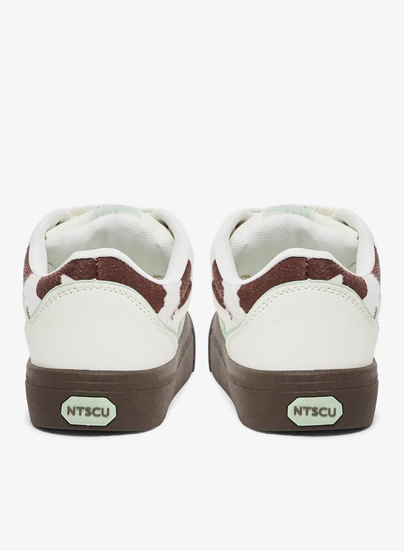 Styli Active Contrast Sole Lace Up Sneakers - Image 4