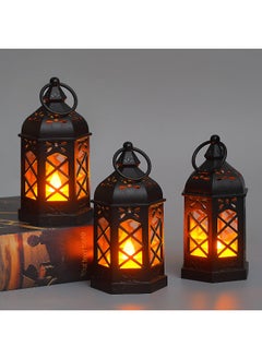 نيبمينينت فوانيس رمضان، زينة أضواء رمضان، فوانيس LED بتصميم مجوف عتيق لتزيين طاولة عيد رمضان  - Image 2