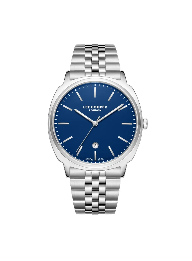 لي كوبر ساعة يد رجالية معدنية بعقارب . -  مم