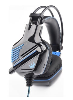 OVLENG Ovleng Headphone Covers The Ear For Games Led Light, Sports Headphone With Microphone To Control The Volume Playstation 4, Laptop With USB Port, Pc, Mobile Phone, GT61(Black )  - Image 1