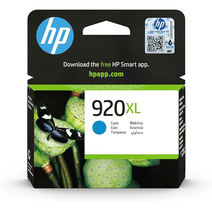 05O|#920XL High Yield Cyan Ink Cartridge 920XL High Yield Cyan Original Ink Cartridge Cyan ( )