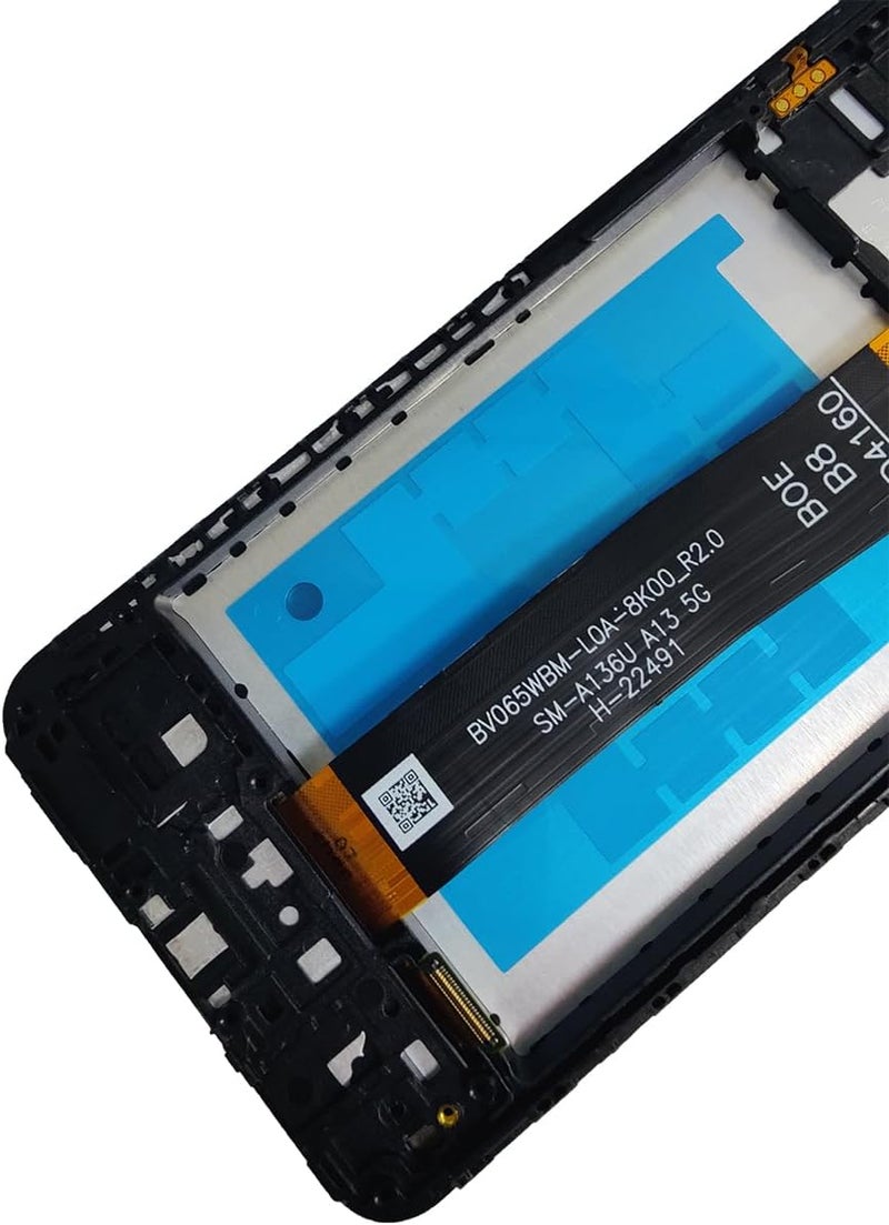 StarMar for Samsung A13 5G Screen Replacement with Frame for Samsung Galaxy a13 a136u a136a a136w s136dl LCD Display Digitizer Touch Screen Assembly Part with Repair Kits 6.5 Inch - Image 4