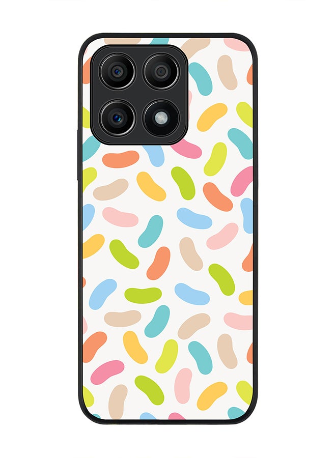 Stylizedd Rugged Black edge case for Honor X8A 4G Slim fit Soft Case Flexible Rubber Edges Anti Drop TPU Gel Thin Cover - Jelly Beans - Image 1