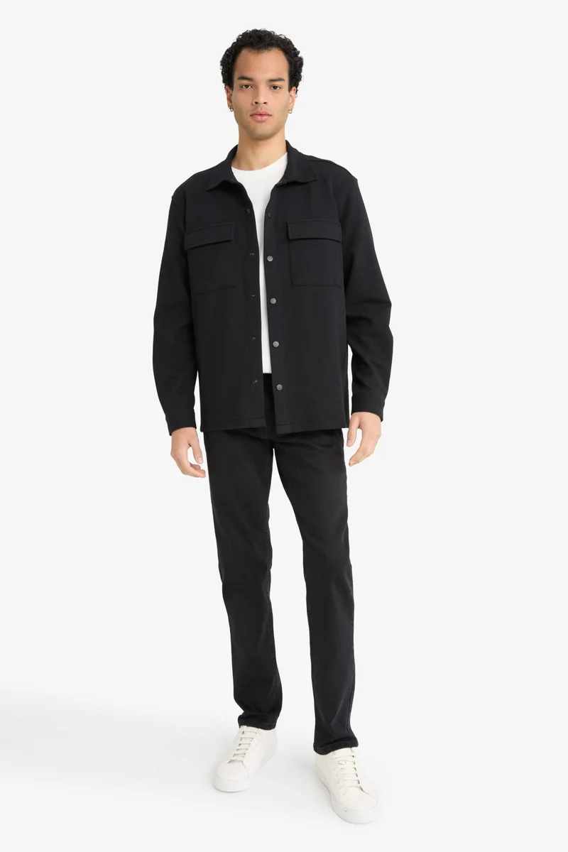 ديفاكتو Regular Fit Long Sleeve Shirt